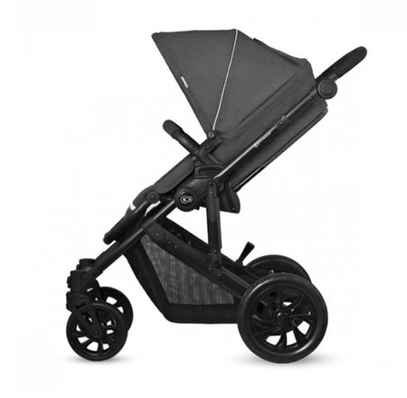 Kinderkraft Prime Lite Wózek Głeboko-spacerowy 3w1 Black Anthracite
