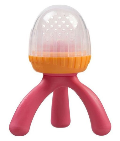 B.box Gryzak Silikonowy do Podawania Pokarmu Strawberry Shake