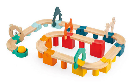 Janod Drewniana Układanka 2+ Mój Pierwszy Kulodrom