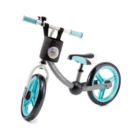 KinderKraft Rowerek Biegowy 2Way Next z Akcesoriami Turquise
