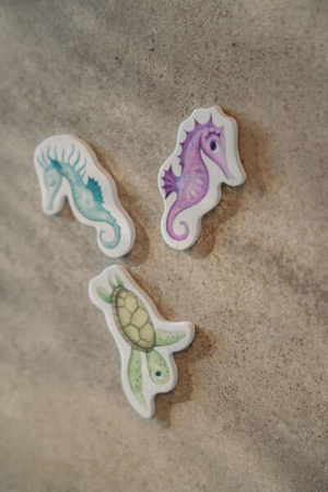 Filibabba Piankowe zabawki do kąpieli Under the sea