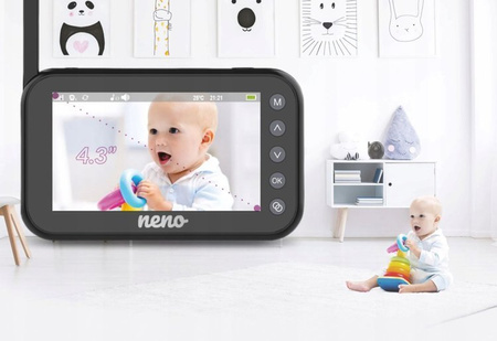 Neno Nero Elektroniczna Niania 2,4 GHz z Kamerą