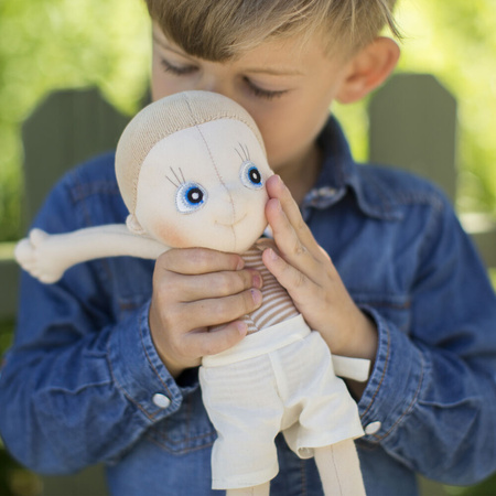 Rubens Barn Pierwsza Miękka Lalka Przytulanka Dla Dzieci Aspen EcoBuds