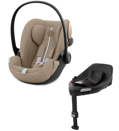 Cybex Cloud G I - Size Fotelik Samochodowy Almond Beige Plus 0-13kg + Cybex Baza G Black