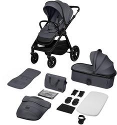 Lionelo Layla Wózek Głęboko-Spacerowy Grey Stone 