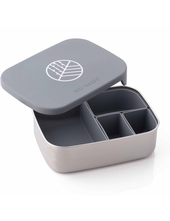 Ecorascals BENTO Lunch Box Szary