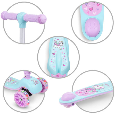 Kidwell Rimba Hulajnoga Balansowa z Siodełkiem Unicorn