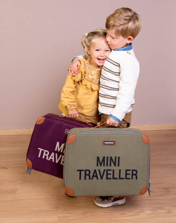 Childhome Walizka dziecięca Mini Traveller Kanwas Khaki