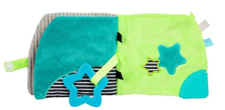 Canpol babies pluszowa książeczka edukacyjna BEARS 68/075 Zielona