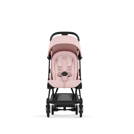 Cybex Coya Wózek Spacerowy Rama Matt Black Peach Pink
