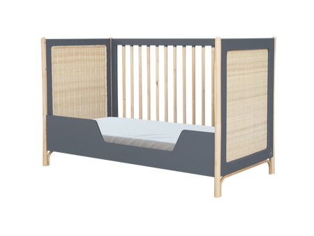 Theo Bebe Oceania Łóżeczko Ratanowe 60x120cm Silex