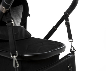 Muuvo Quick SE 2 Wózek Głęboko-Spacerowy Chromium Black + Cybex Aton B2 i-Size Fotelik Samochodowy 0-13kg + Baza One Volcano Black