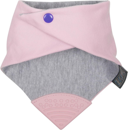 Cheeky Chompers Śliniak Gryzak Różowy