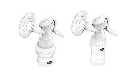 Chicco Natural Feeling Laktator Manualny + Wkładki Laktacyjne 60 szt.