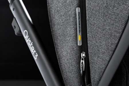 Oyster 3 Wózek Spacerowy Mercury - szary stelaż