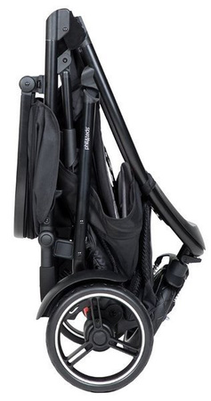 Phil&Teds Dot Wózek Spacerowy Bliźniaczy Czarny