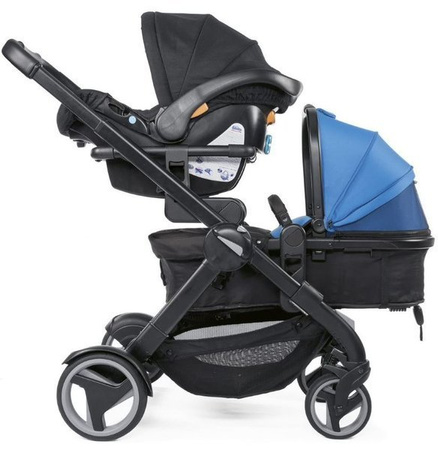 Chicco Fully Twin Bliźniaczy Wózek Wielofunkcyjny Power Blue