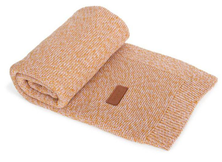 Ceba Baby Kocyk Dziany 90x90 cm Splot Francuski Rudy