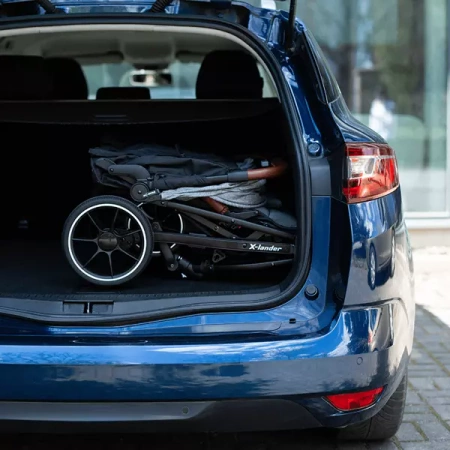 X-Lander X-Double Wózek Spacerowy Bliźniaczy Double Black