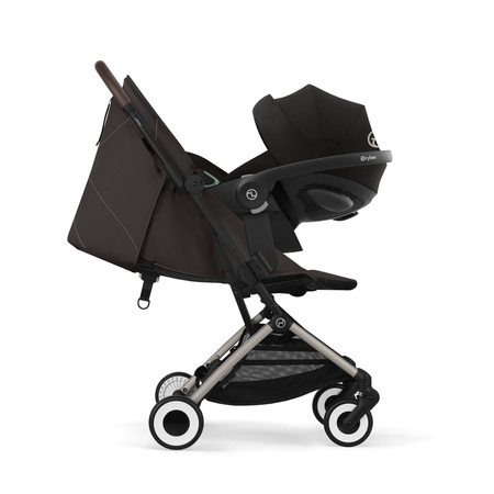 Cybex Orfeo Wózek Spacerowy Rama Taupe Chocolate Brown 2025
