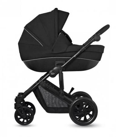 Kinderkraft Prime Lite Wózek Głęboko-Spacerowy 2w1 Deep Black