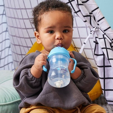 B.Box Innowacyjny Bidon Ze Słomką Malinowy