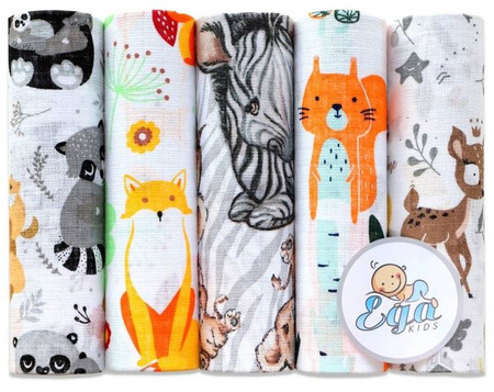 Ega Zestaw Pieluszek Tetrowych 70x80 5424