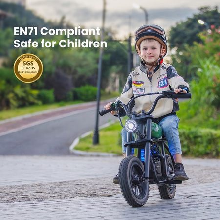 Hyper GoGo Pioneer 12 Plus Motocykl Elektryczny - Czarny