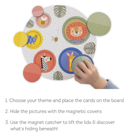 Taf Toys Puzzle Magnetyczne A Kuku Gra Rozwojowa z Łapaczem Magnesów