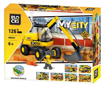 ICOM Poland MyCity Klocki Blocki Koparka