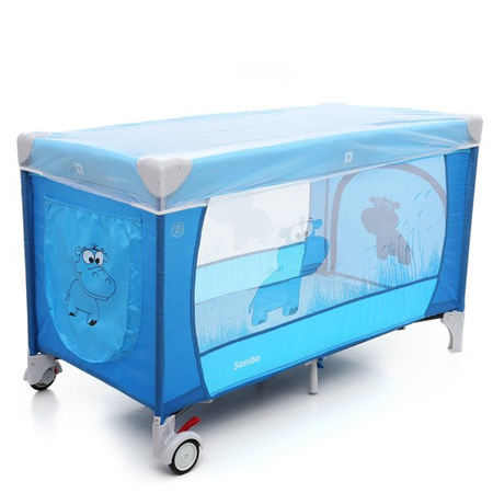 Coto Baby Samba Plus Dwupoziomowe Łóżeczko Turystyczne Różowe