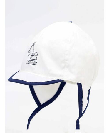 Czapka Letnia z Uszkami Chłopięca 44-46 cm