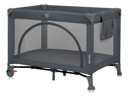 Lionelo Laura łóżeczko turystyczne Grey Concrete