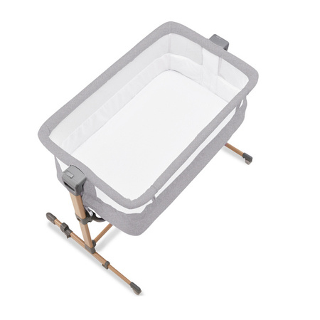 Kinderkraft Neste Air Łóżeczko Dostawne Grey Wood