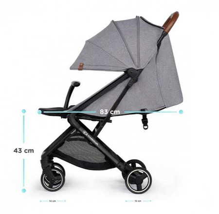 Kinderkraft Nubi Wózek Spacerowy Nature Vibes Green