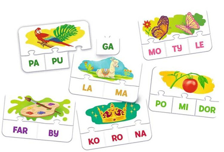 Trefl Sylaby Gra Edukacyjna Rodzina Treflików