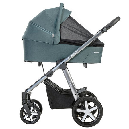 Baby Design Husky 2022 Wózek Głęboko-Spacerowy 107 Silver Grey Koła Pompowane