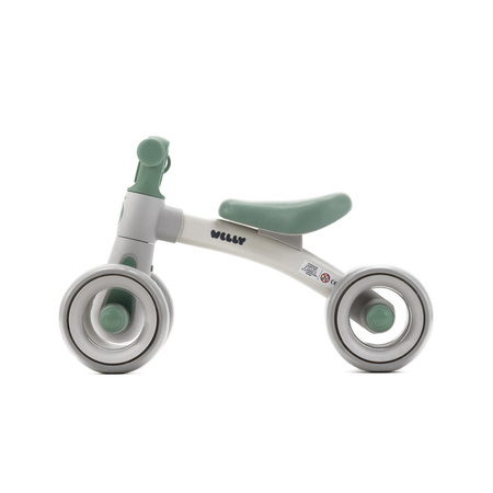 Adamex Welly Rowerek Biegowy Grey&Mint