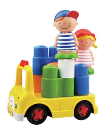 Training2s Zdalnie Sterowany Autobus Szkolny - Zestaw Klocków