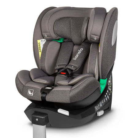 Lionelo Braam I-Size Fotelik Samochodowy 0-36 kg Grey Stone