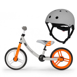 Kinderkraft 2Way Next Rowerek Biegowy Orange + Kinderkraft Safety Kask