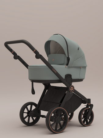 Riko Cava Wózek Głęboko-Spacerowy 12 Sage