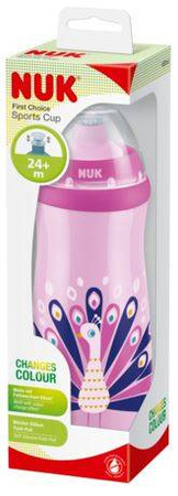 Nuk Kubek Sports Cup z Efektem Kameleona 450ml 24m+ Fiolet