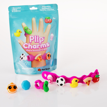 Fat Brain Toy Plip Charms Biżuteria Zestaw Różowy