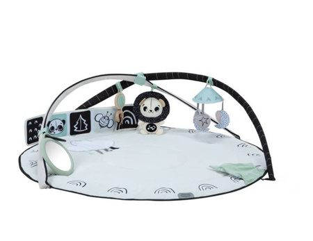 Tiny Love Décor Gimnastyka / Mata Edukacyjna z Pałąkami Czarno-Biała