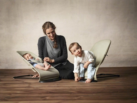 BabyBjorn Balance Soft Leżaczek Khaki/Beżowy