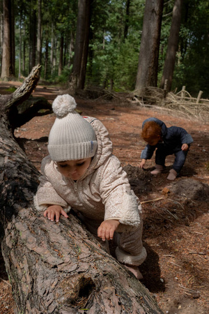 Lodger Czapeczka z wełny merino 100% beżowa Beige 1-2 lata