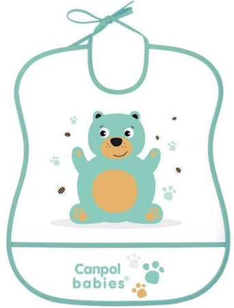 Canpol Śliniak Plastikowy Miękki 2/919 Mix