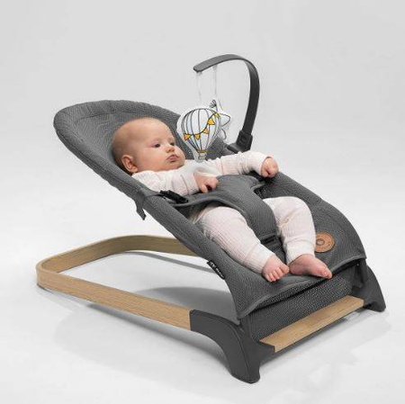 Lionelo June Air Bujaczek Grey Graphite