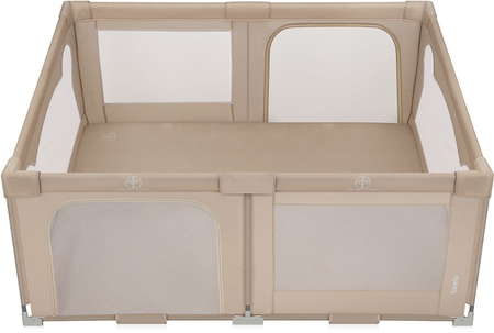 Lionelo Florence - duży, składany kojec dla dzieci 150x180 cm | Beige Sand